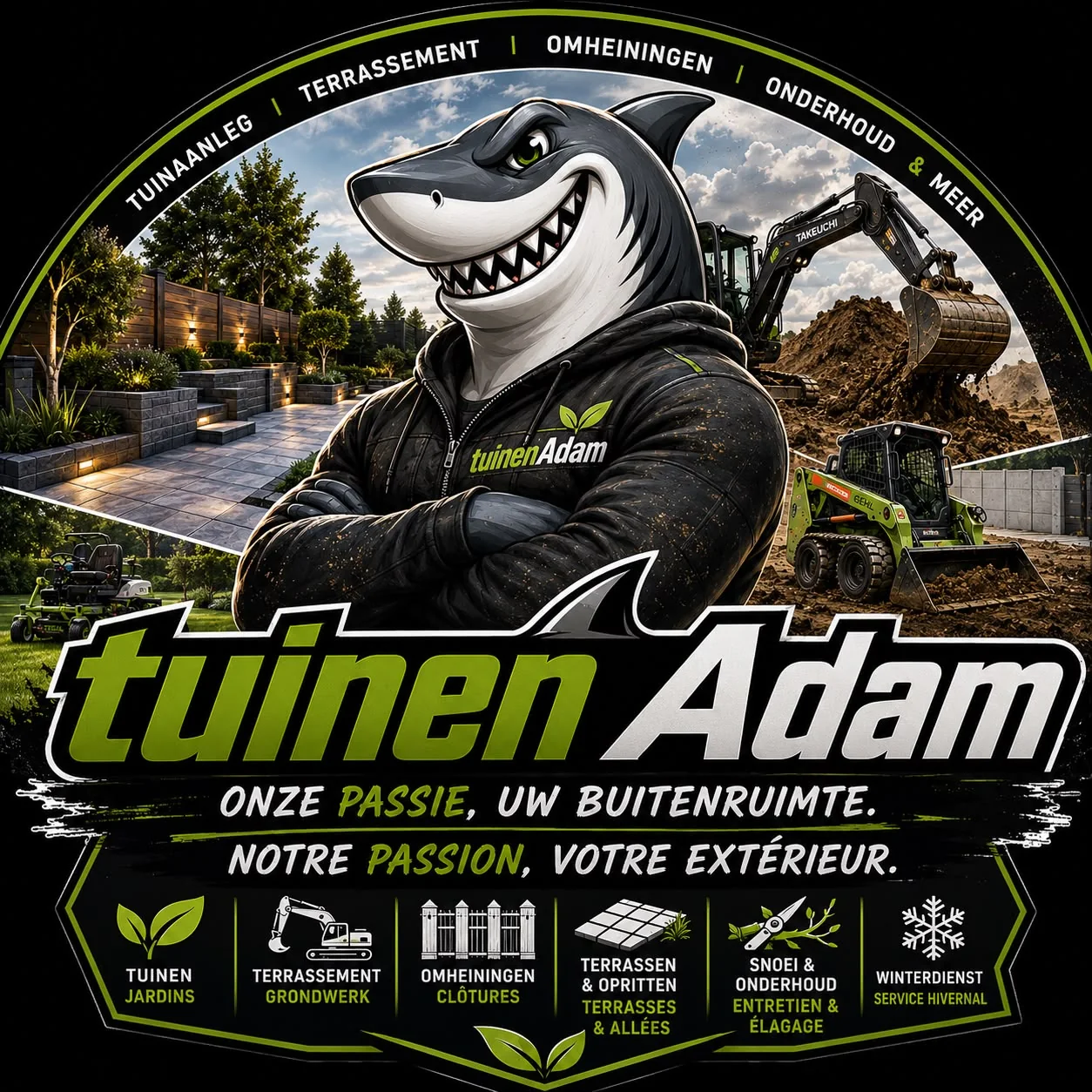 Tuinen Adam visuele identiteit